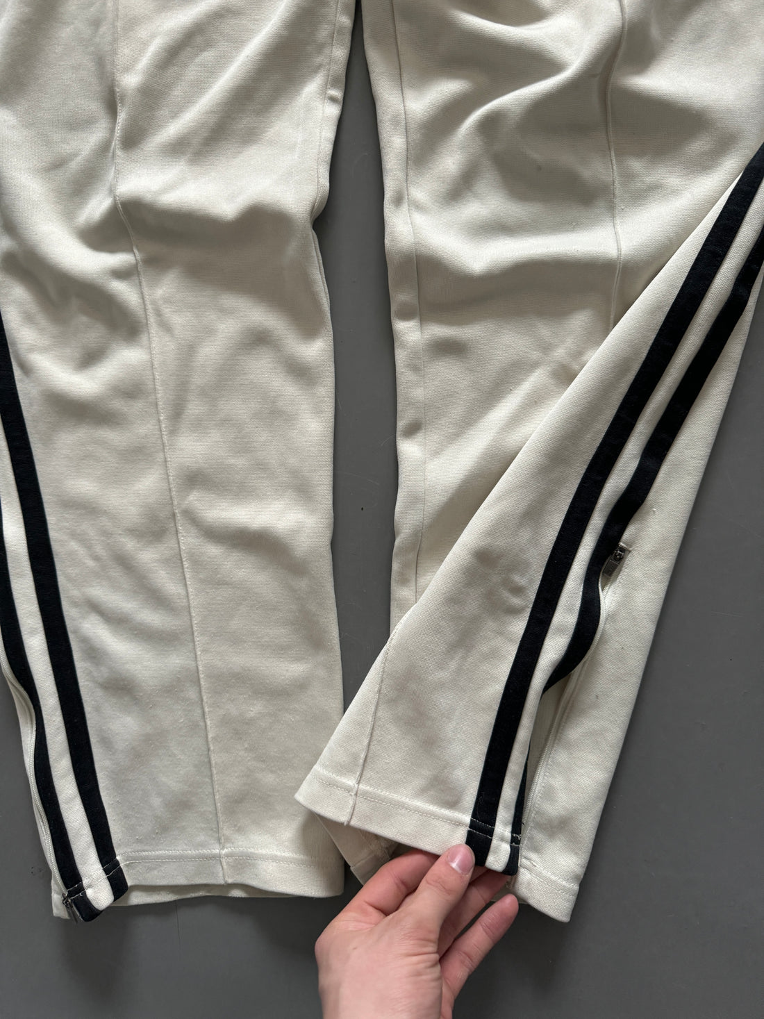 Pantalón Jogger Vintage Polo Ralph Lauren a Rayas Blanco – Oferta Limitada