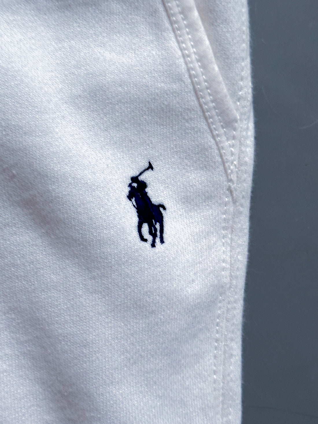 Pantalón Jogger Vintage Polo Ralph Lauren Blanco – Oferta Limitada