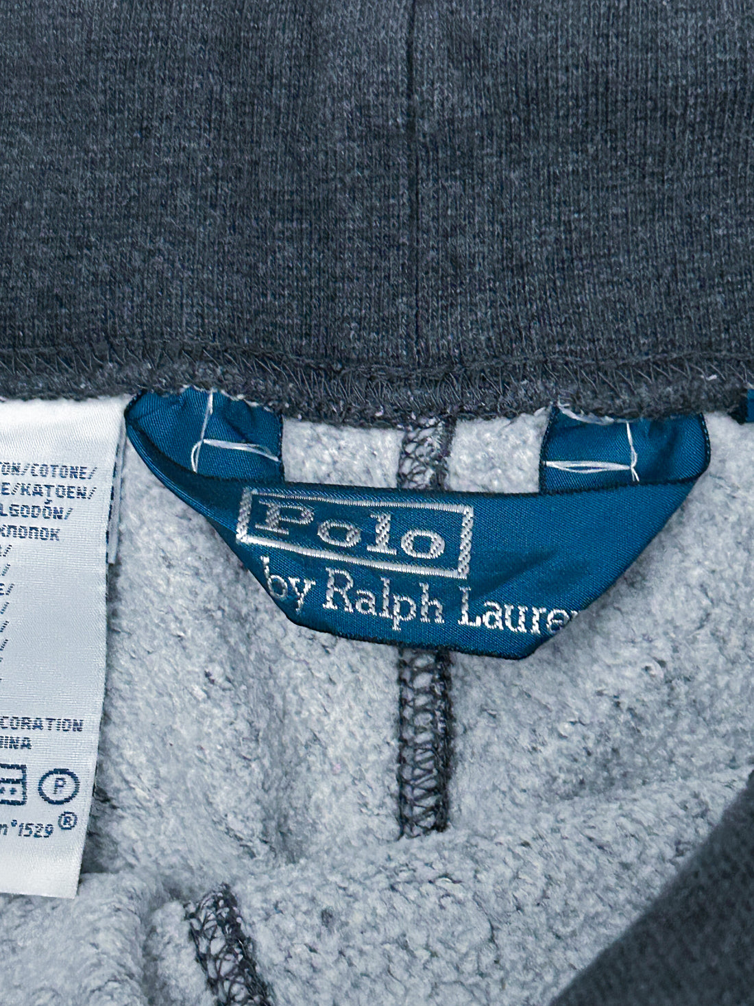 Pantalón Jogger Vintage Polo Ralph Lauren Gris – Oferta Limitada