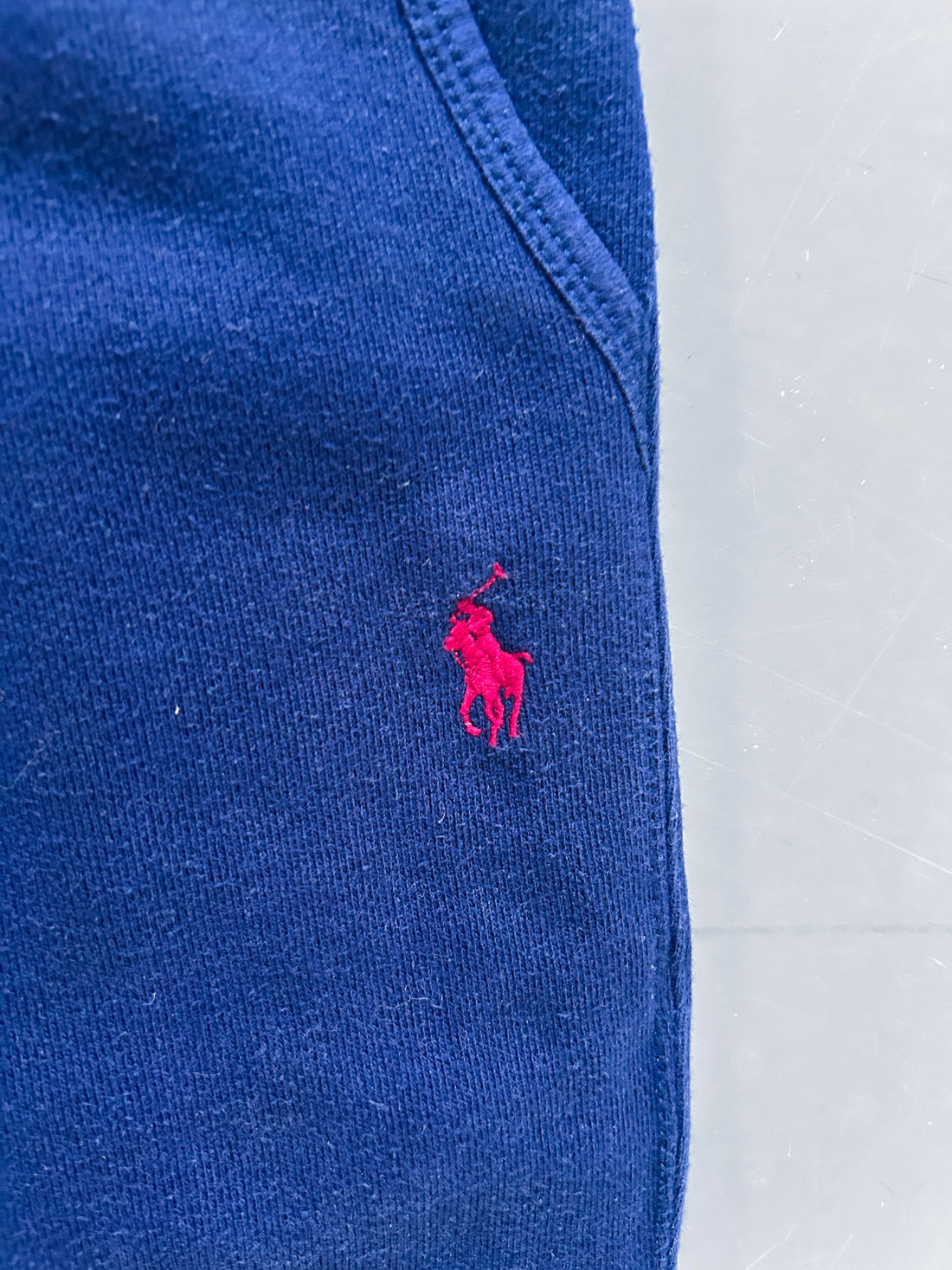 Pantalón Jogger Vintage Polo Ralph Lauren Azul Marino (Logo Rojo) – Oferta Limitada