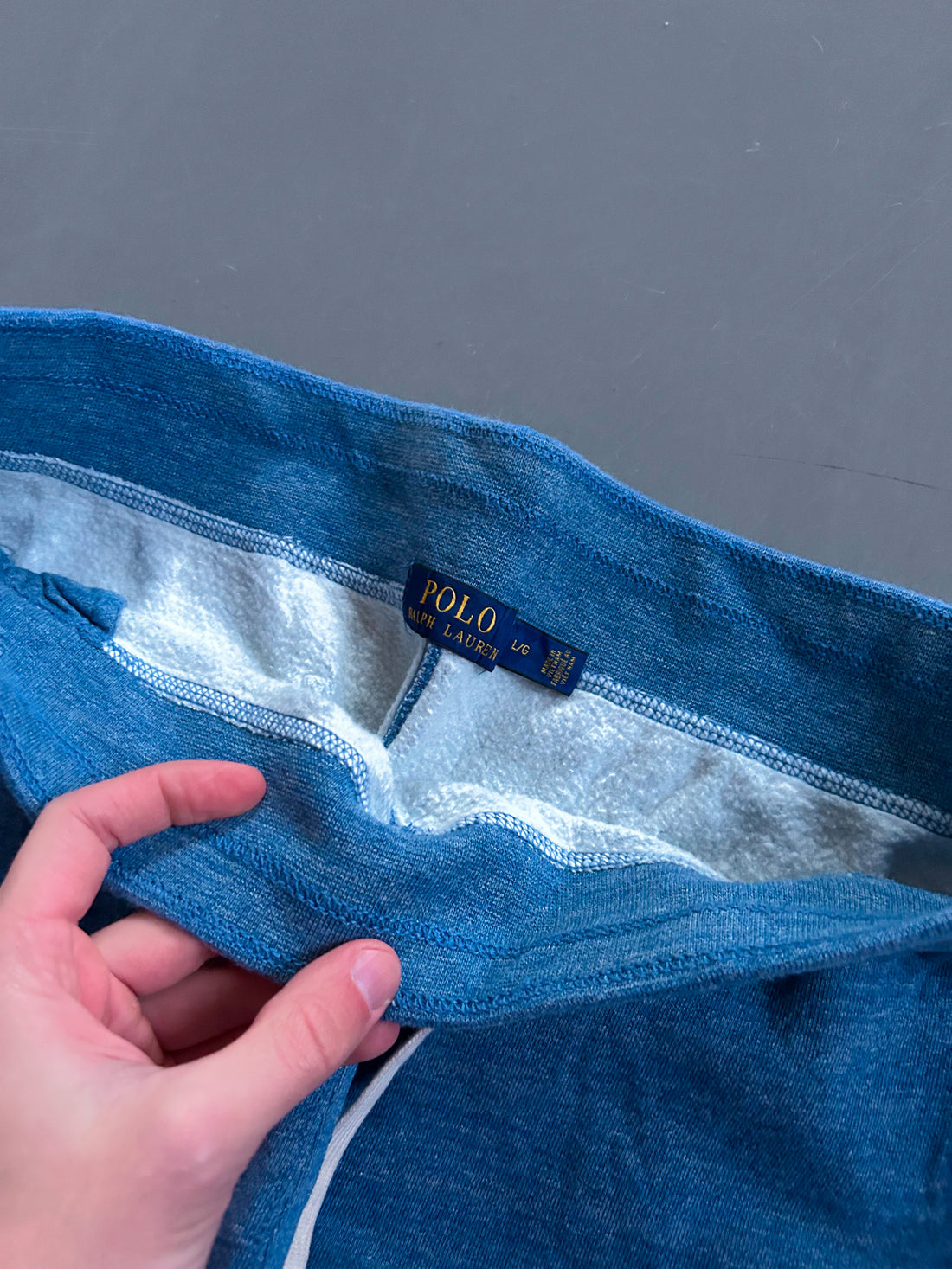 Pantalón Jogger Vintage Polo Ralph Lauren Azul Jean – Oferta Limitada