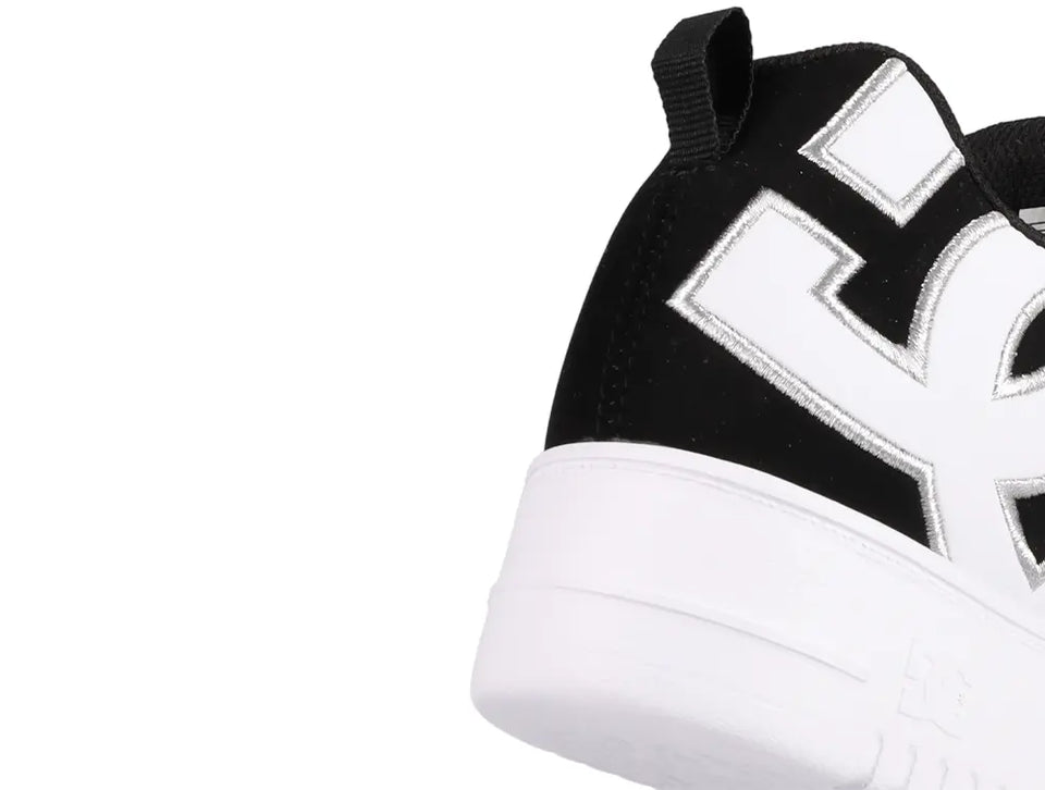 Zapatillas Dc Court Graffik Plataforma Mujer Negro