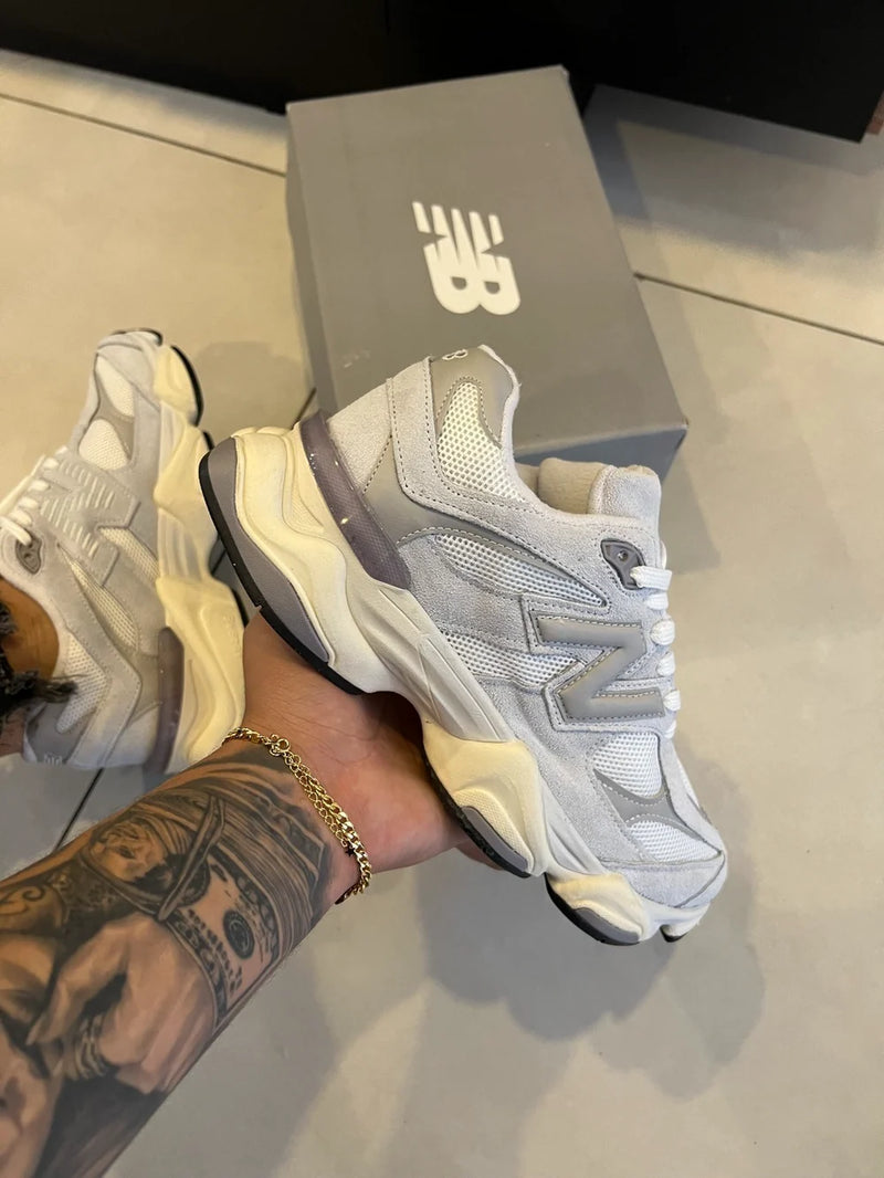 New 9060 Unisex - Blanco/Gris/Púrpura (Lanzamiento)