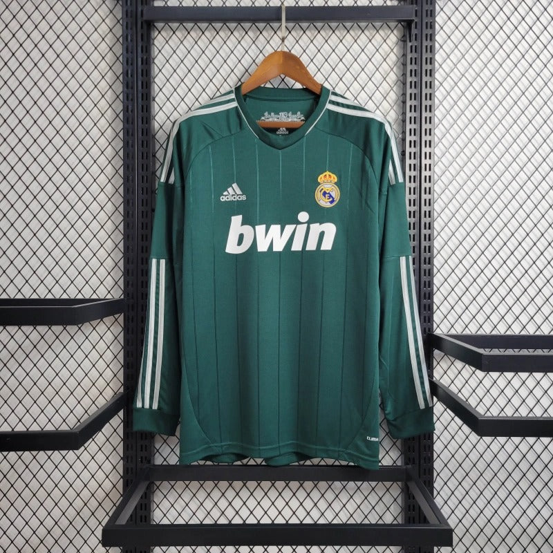 Camiseta Real Madrid Manga Larga Tercera Retro 2012/13 Versión Fan