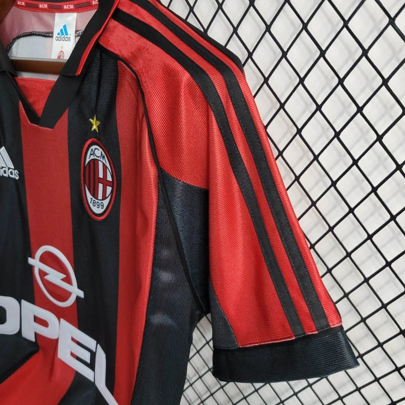 Camiseta AC Milan Local Retro 1998/99 Versión Fan