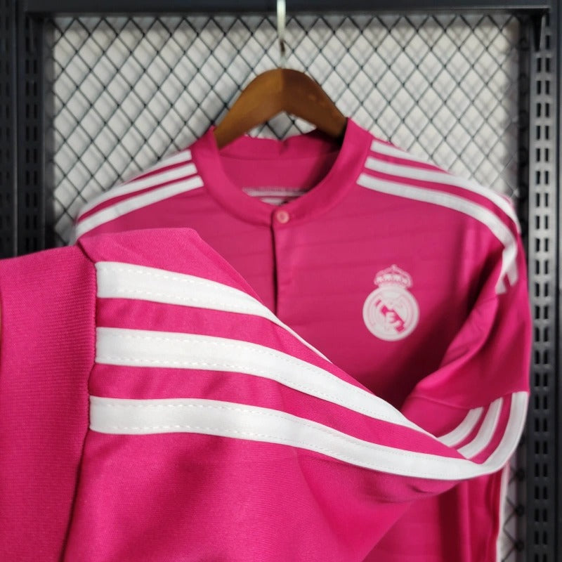Camiseta Real Madrid Manga Larga Visita Retro 2014/15 Versión Fan