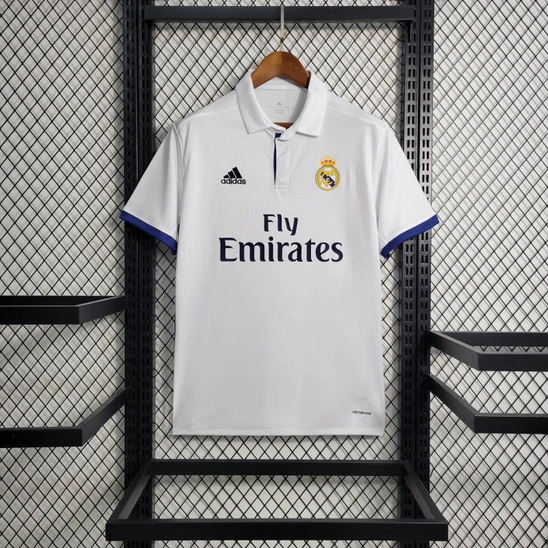 Camiseta Real Madrid Local Retro 2016/17 Versión Fan
