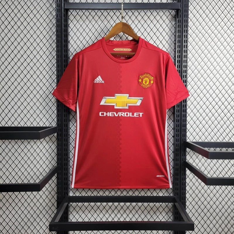 Camiseta Manchester United Local Retro 2016/17 Versión Fan