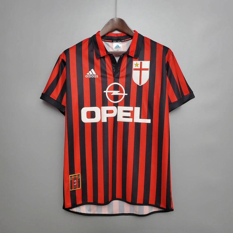 Camiseta AC Milan Local Retro 1999/00 Versión Fan