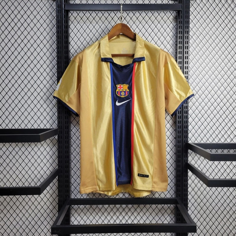 Camiseta FC Barcelona Visita Retro 2001/02 Versión Fan