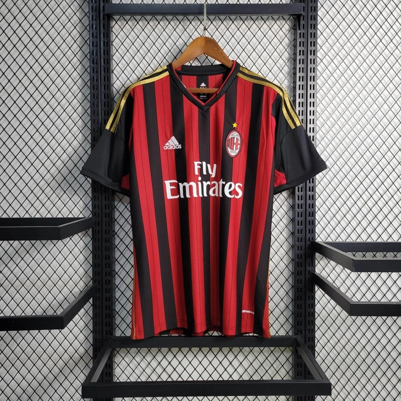 Camiseta AC Milan Local Retro 2013/14 Versión Fan
