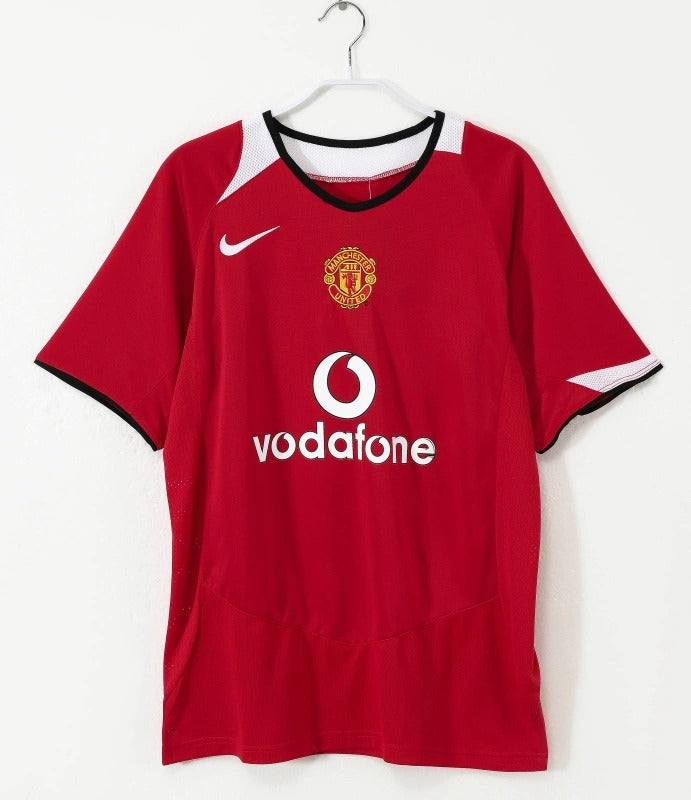 Camiseta Manchester United Local Retro 2004/05 Versión Fan