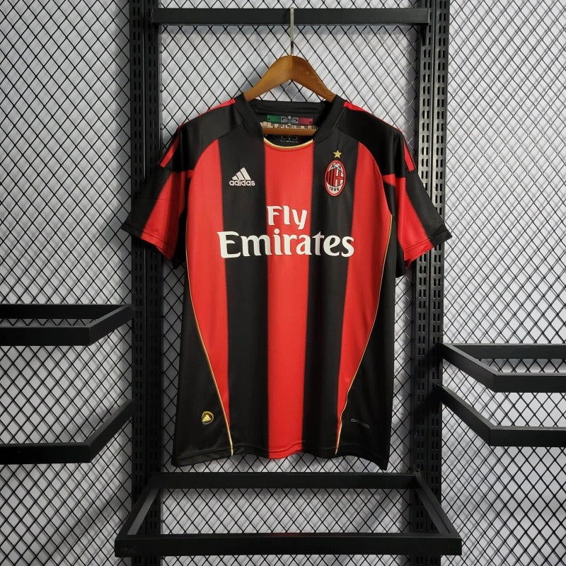 Camiseta AC Milan Local Retro 2010/11 Versión Fan
