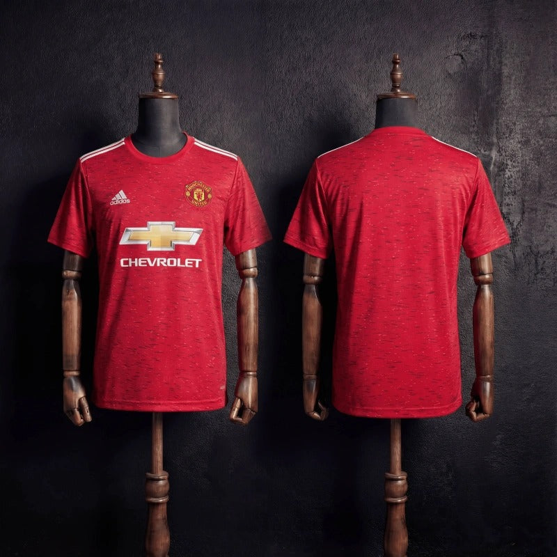 Camiseta Manchester United Local Retro 2020/21 Versión Fan