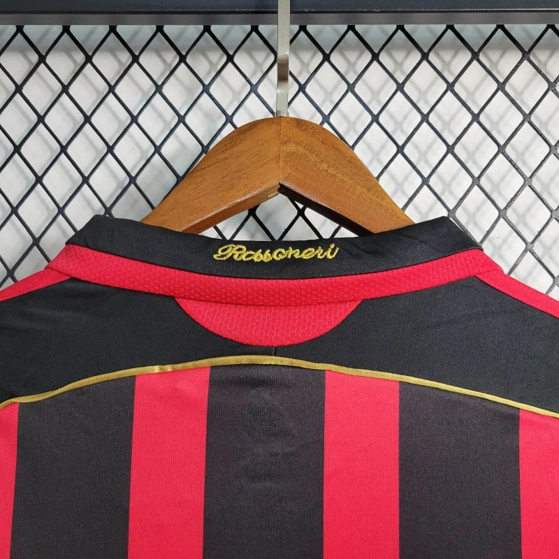 Camiseta AC Milan Manga Larga Local Retro 2006/07 Versión Fan