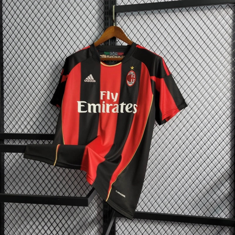 Camiseta AC Milan Local Retro 2010/11 Versión Fan