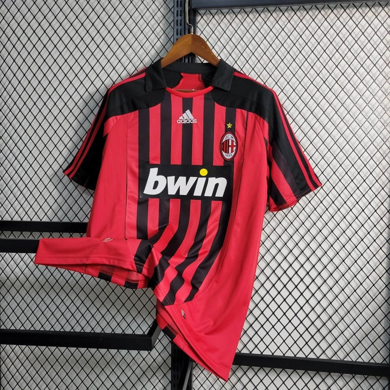 Camiseta AC Milan Local Retro 2007/08 Versión Fan
