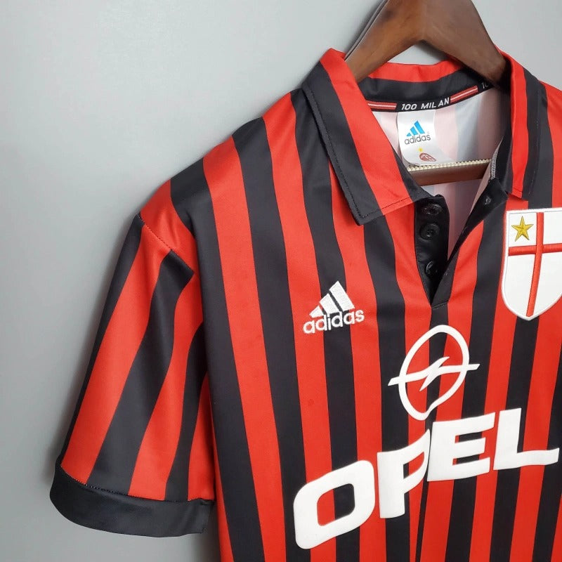 Camiseta AC Milan Local Retro 1999/00 Versión Fan