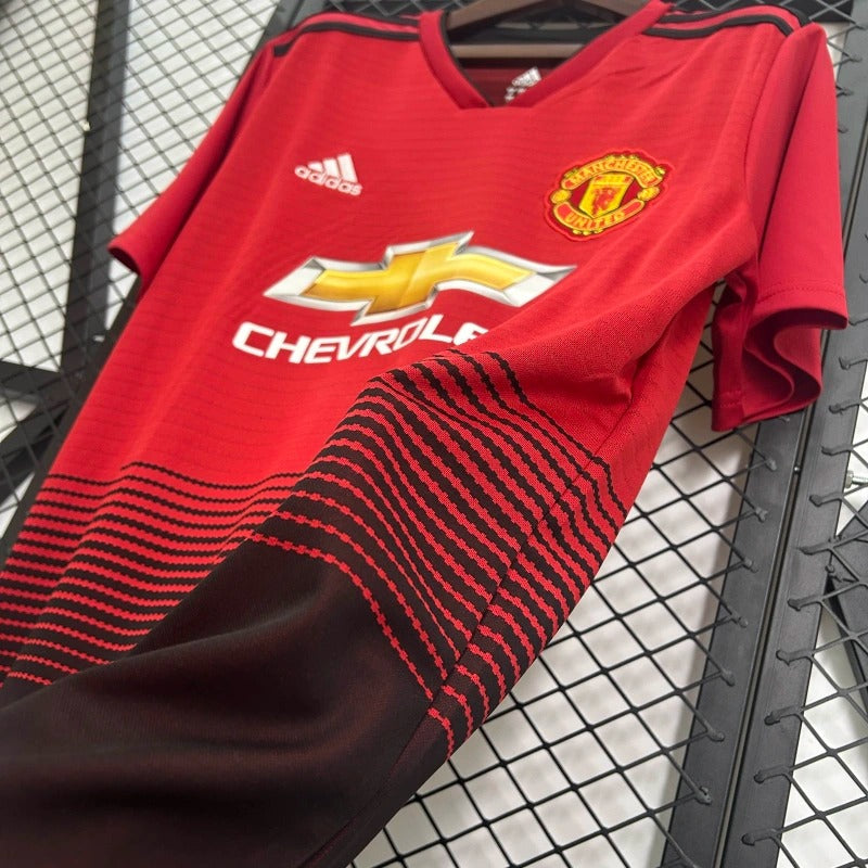 Camiseta Manchester United Local Retro 2018/19 Versión Fan