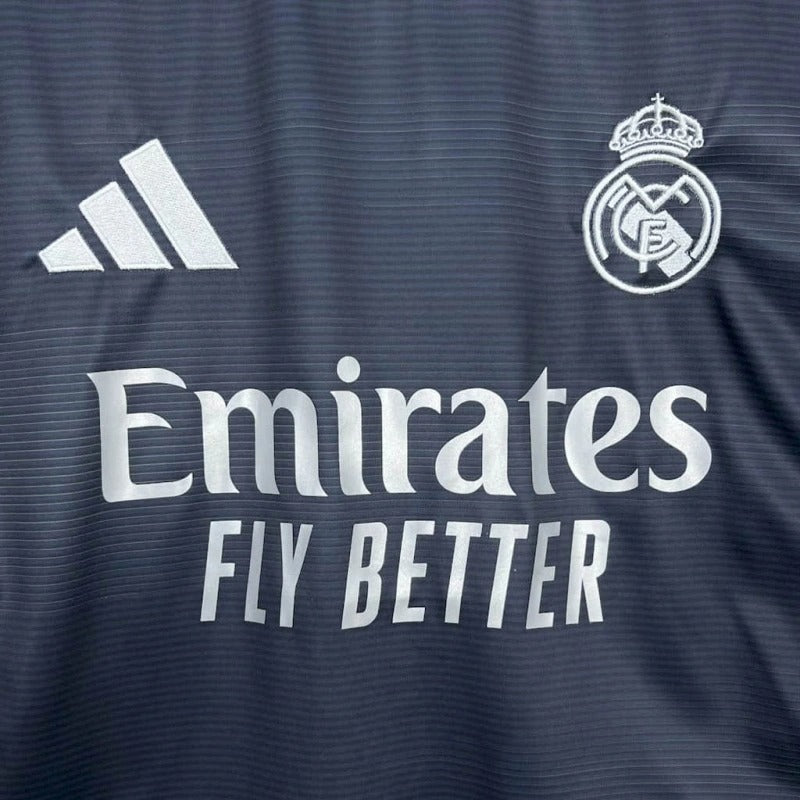 Camiseta Real Madrid Manga Larga Visita 2025/26 Versión Fan