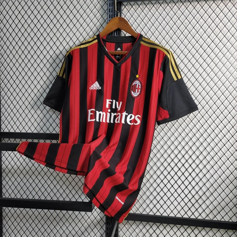 Camiseta AC Milan Local Retro 2013/14 Versión Fan