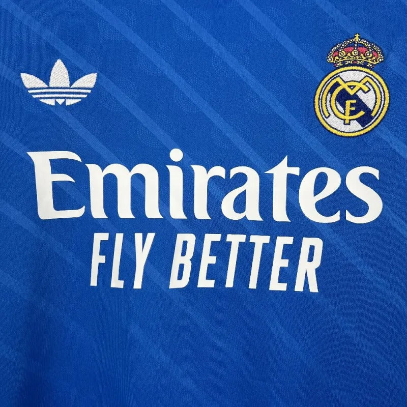 Camiseta Real Madrid Manga Larga Tercera 2025/26 Versión Fan