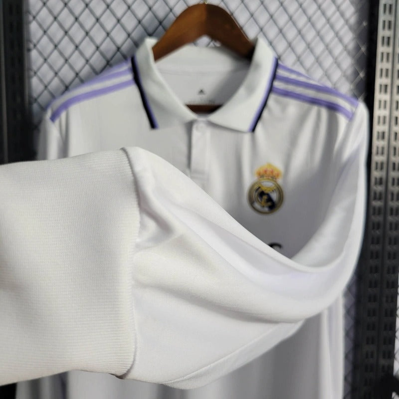 Camiseta Real Madrid Manga Larga Local 2022/23 Versión Fan