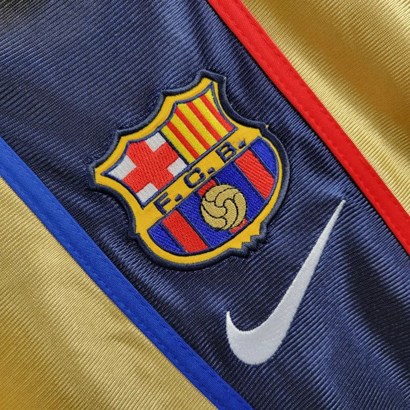 Camiseta FC Barcelona Visita Retro 2001/02 Versión Fan