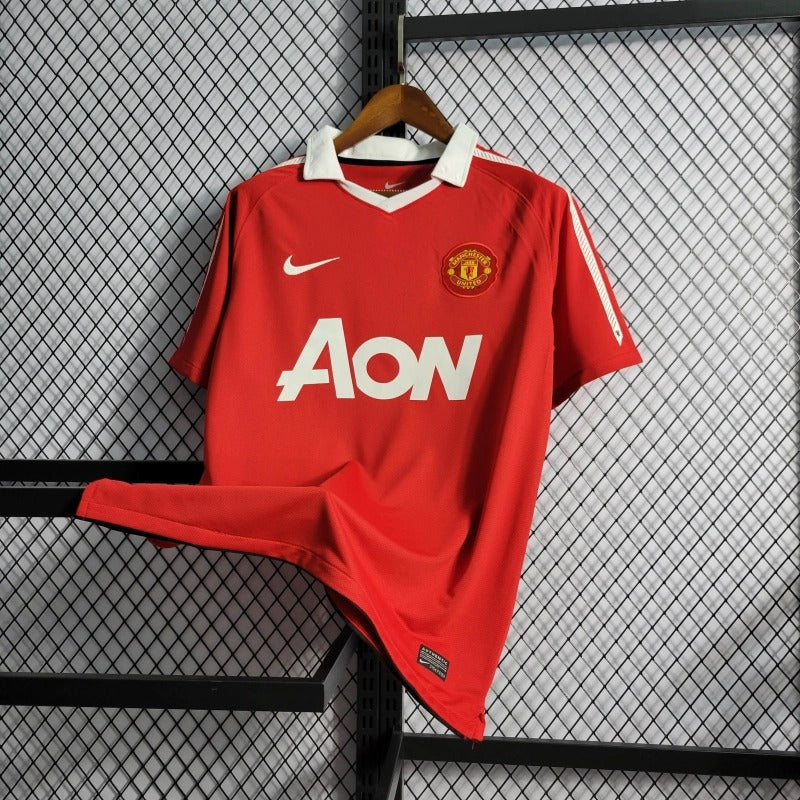 Camiseta Manchester United Local Retro 2010/11 Versión Fan
