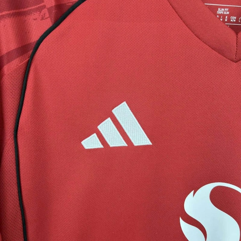 Camiseta Manchester United Local Retro 2025/26 Versión Fan