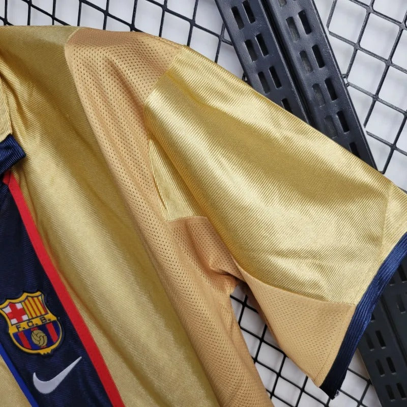 Camiseta FC Barcelona Visita Retro 2001/02 Versión Fan