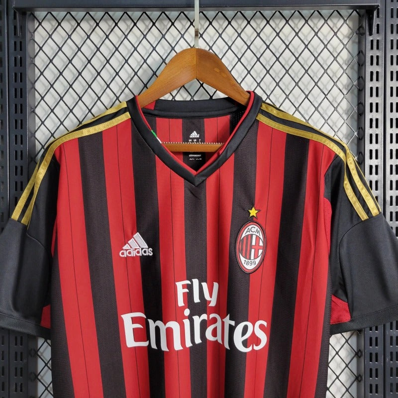 Camiseta AC Milan Local Retro 2013/14 Versión Fan