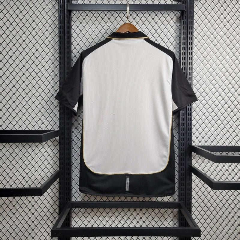 Camiseta Manchester United Blanco Retro 2001/02 Versión Fan