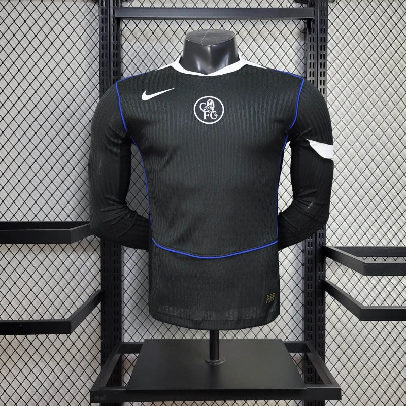 Camiseta Chelsea Tercera Manga Larga 2025/26 Versión Jugador