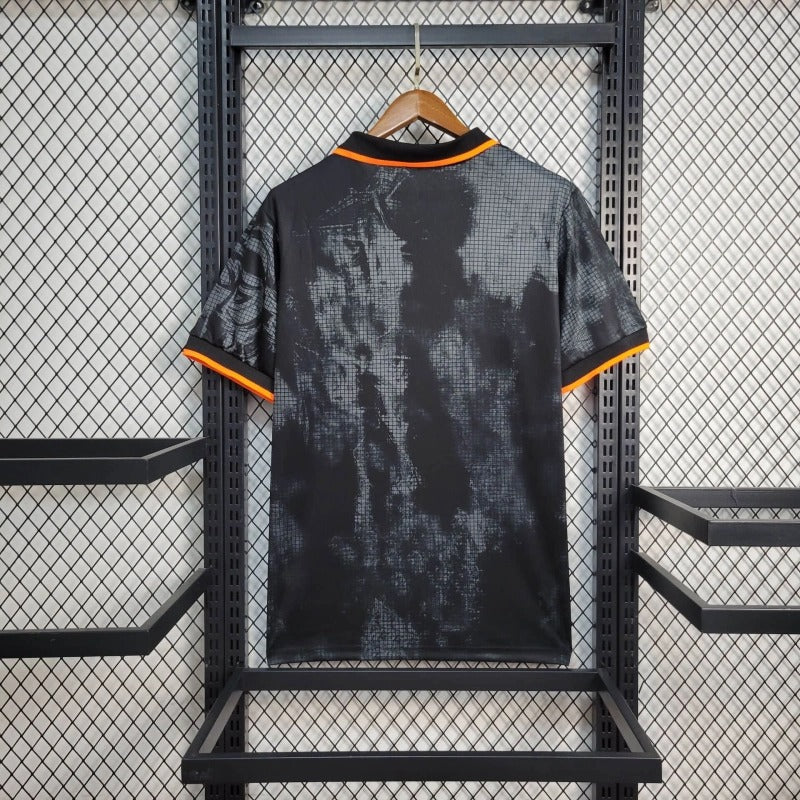 Camiseta Holanda Edición Especial Negra 2025/26 Versión Fan