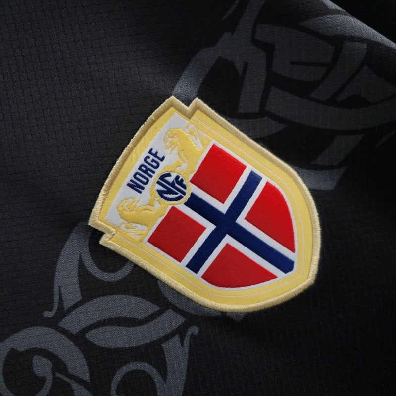 Camiseta Noruega Edición Especial Negra 2025/26 Versión Fan