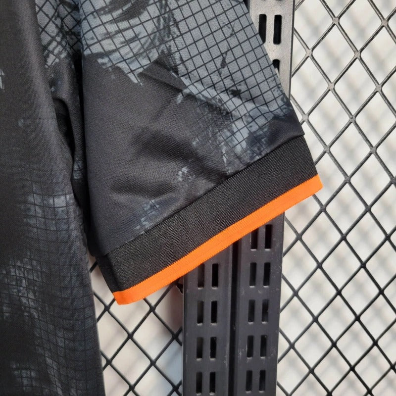 Camiseta Holanda Edición Especial Negra 2025/26 Versión Fan