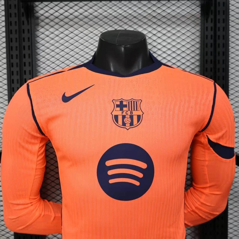 Camiseta Barcelona Tercera Manga Larga 2025/26 Versión Jugador