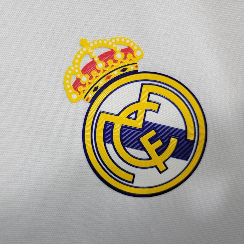 Camiseta Real Madrid Manga Larga Local Retro 2016/17 Versión Fan